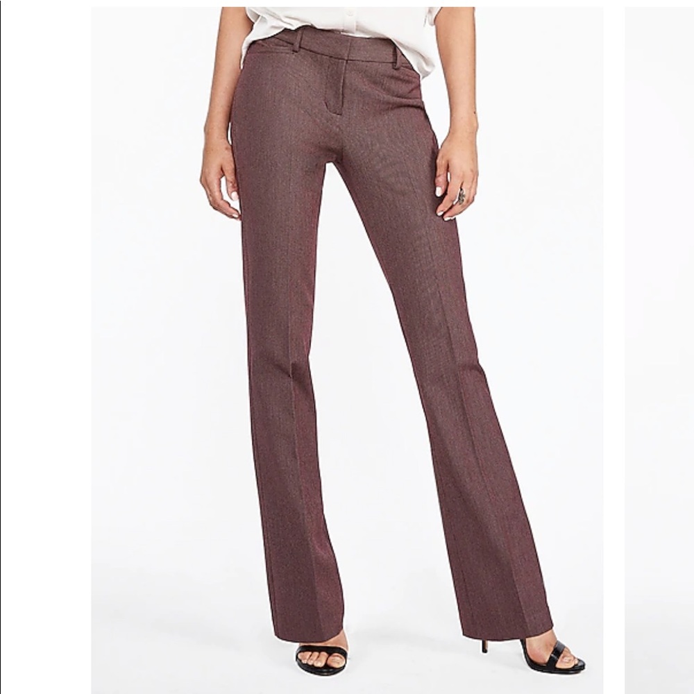 Express Columnist Birdseye Barely Boot Pant - image 1